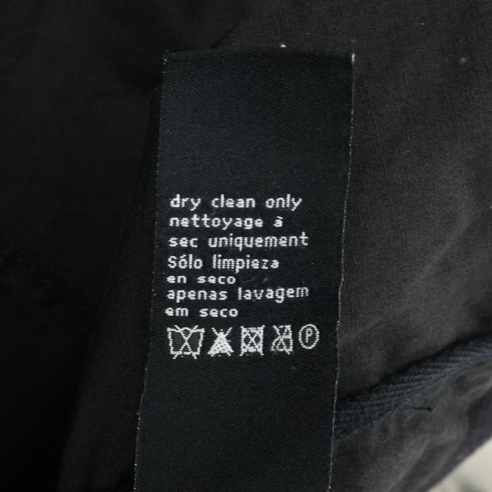 Calvin Klein Jeans Coat Jacket Mens XL Black Wool Blend Double Breasted Full Zip - Picture 16 of 16